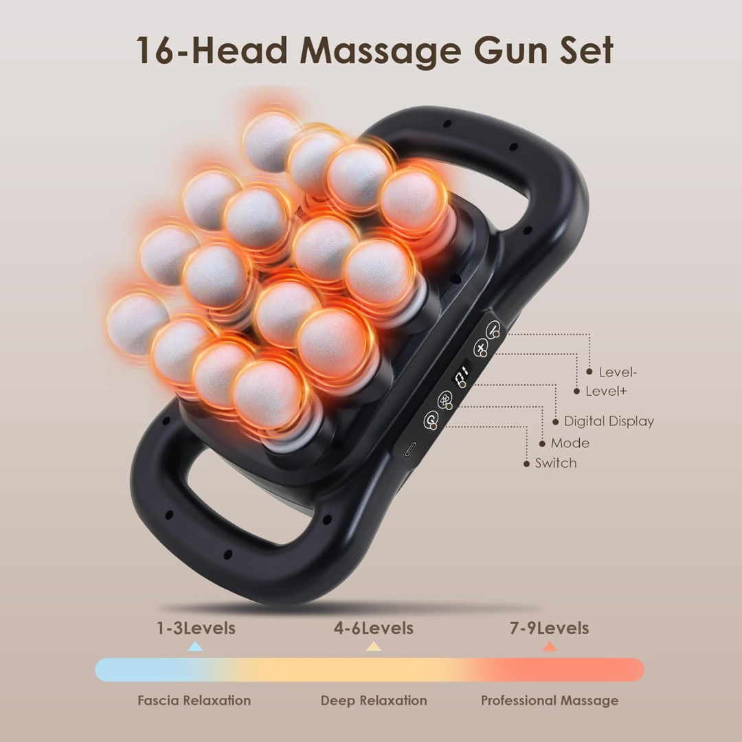16-Head Muscle Massager